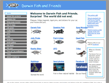 Tablet Screenshot of darwinfish.co.uk